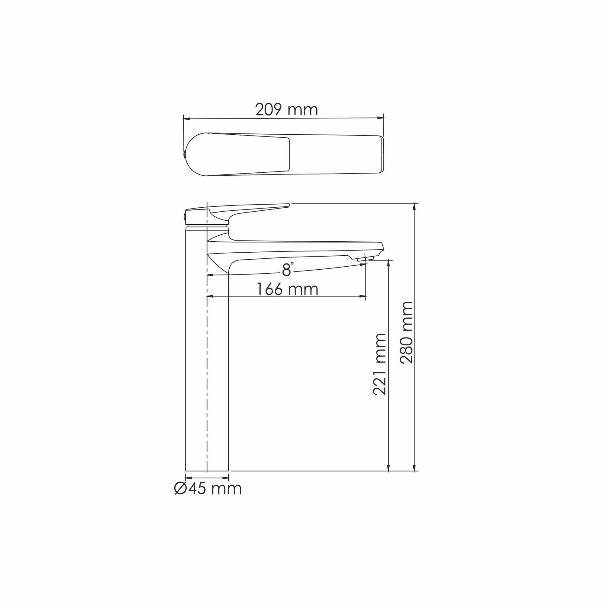 Смеситель для раковины Wasserkraft Wiese 8403H - фото №19