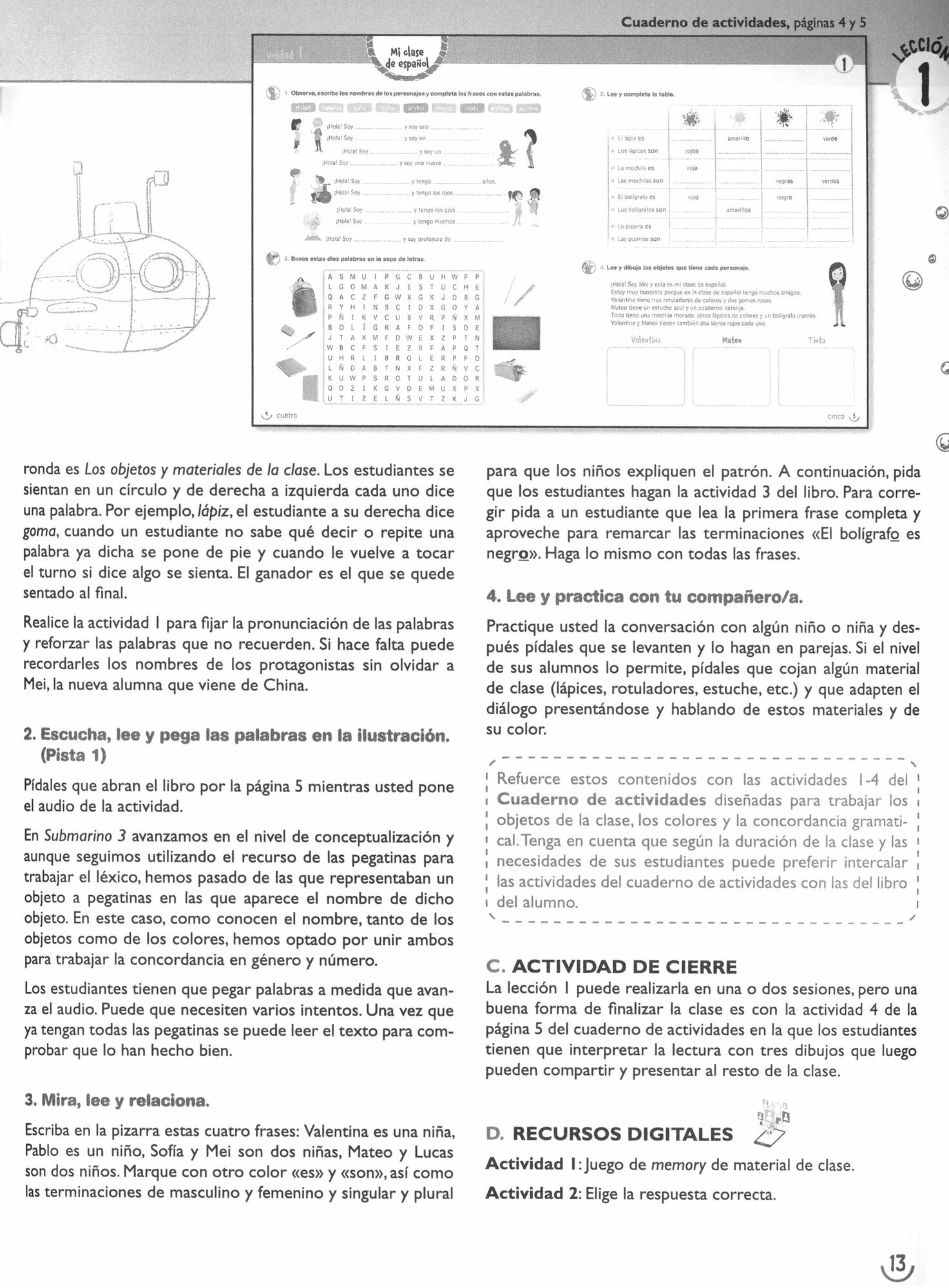Submarino 3. Guia didactica. Libro del profesor - фото №5