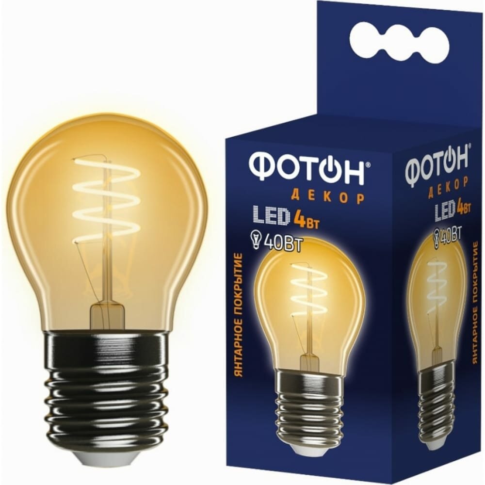 Светодиодная лампа фотон декор