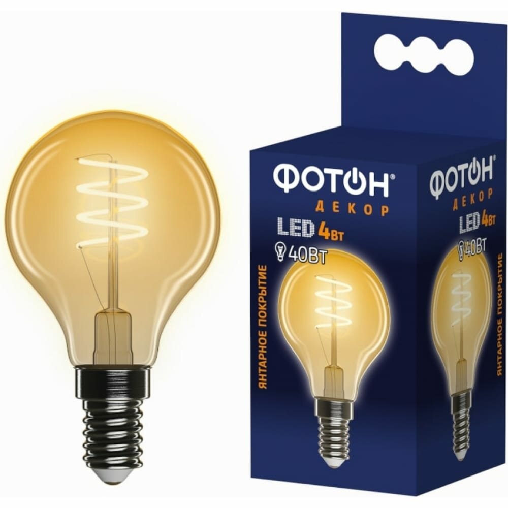 Светодиодная лампа фотон декор