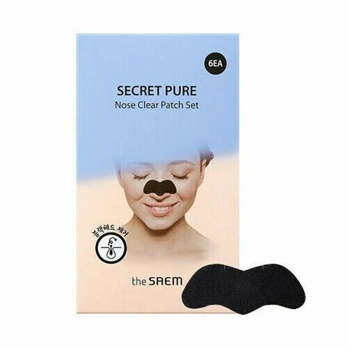 The SAEM Патчи для очищения носа Secret Pure Nose Clear Patch Set, 6штх1уп