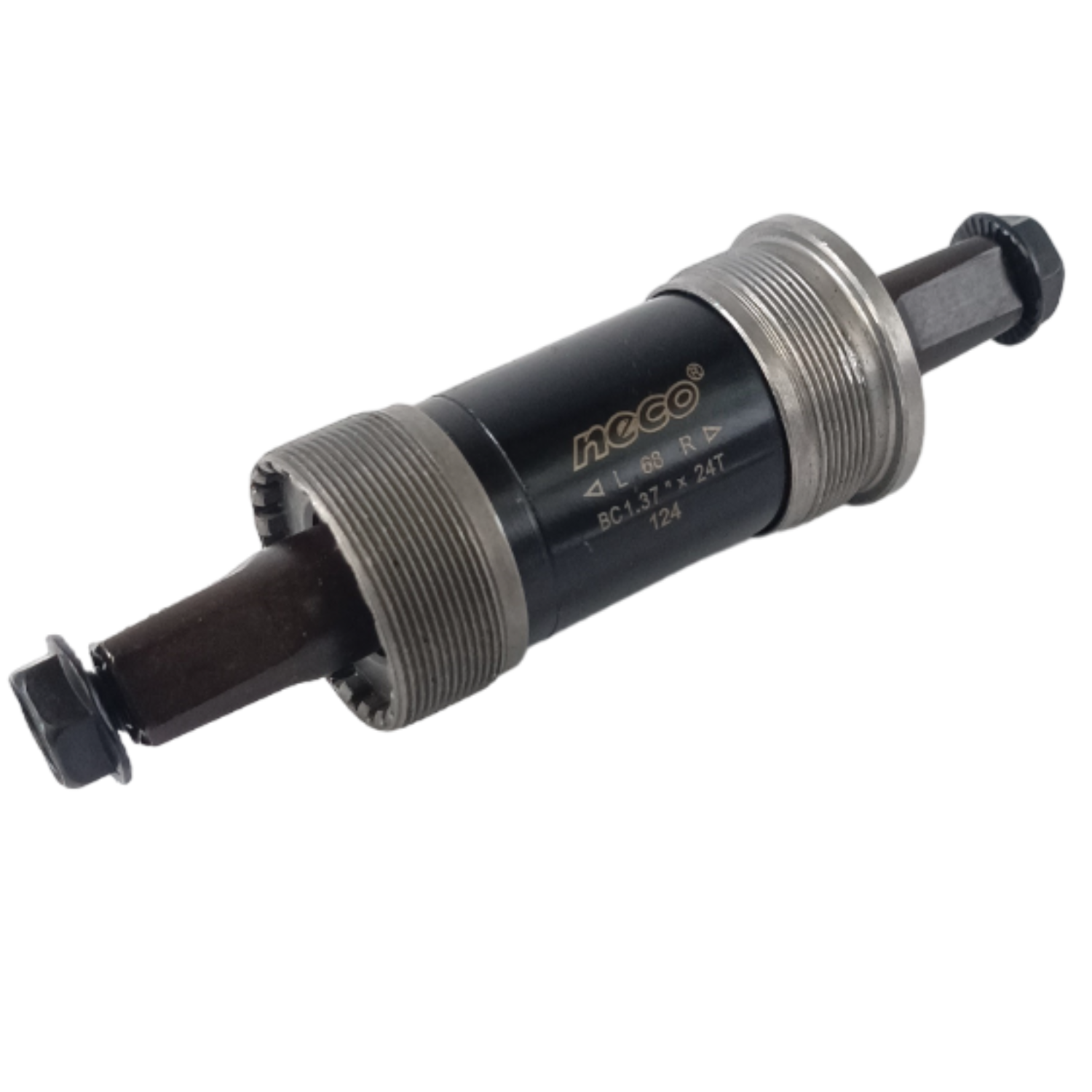 Картридж Neco B-910, крепление шатунов квадрат, черный, сталь