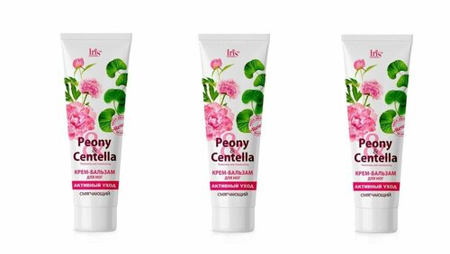 Iris cosmetic Крем-Бальзам Peony & Centella для ног, активный уход, 100 мл, 3 шт