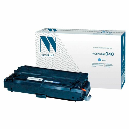 Картридж лазерный NV PRINT (NV-040C) для Canon i-SENSYS LBP 710Cx/712Cx, голубой, ресурс 5400 страниц картридж ds 040c голубой