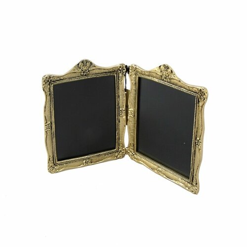Bronza Portugal BP-23006-D Рамка для фото джемма на 2 фото, золото