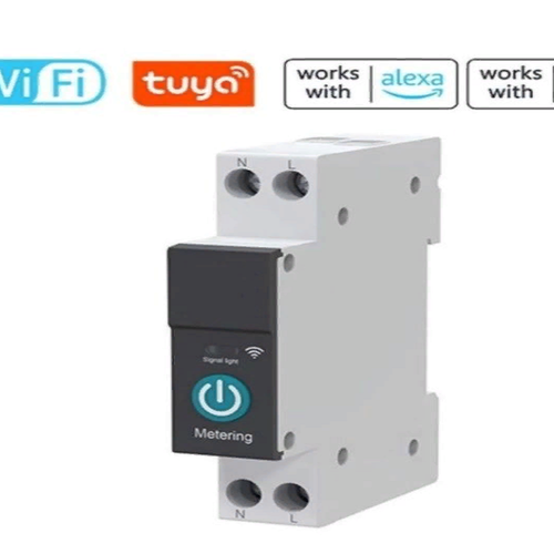 Автоматический выключатель Tongou TUYA Wi-Fi 40А, с функцией измерителя мощности