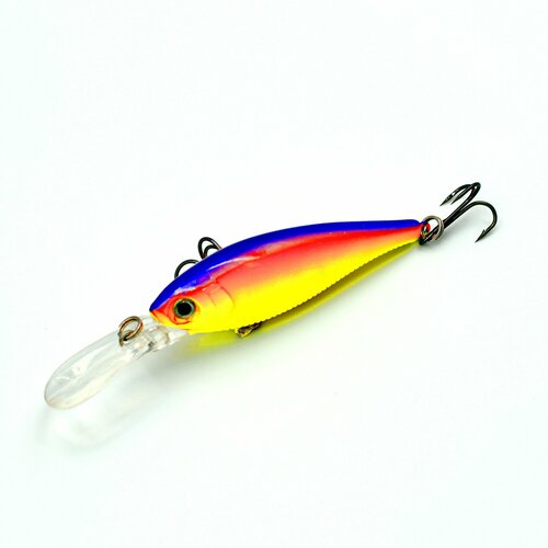 Воблер для рыбалки 3DB Shad 70SP (10 г) на щуку, окуня, судака, голавль, берш, язь, ставриду Япония