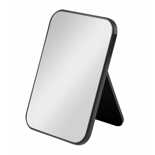Зеркало косметическое настольное размер 14 х 20 см цвет черный 298₽