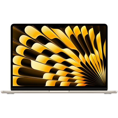 Ноутбук Apple MacBook Air 13 (2024) MRXT3 8ГБ, 256ГБ Starlight, английская раскладка