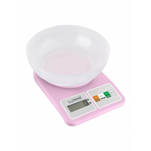 Весы кухонные LUMME LU-SC1360 розовый кварц