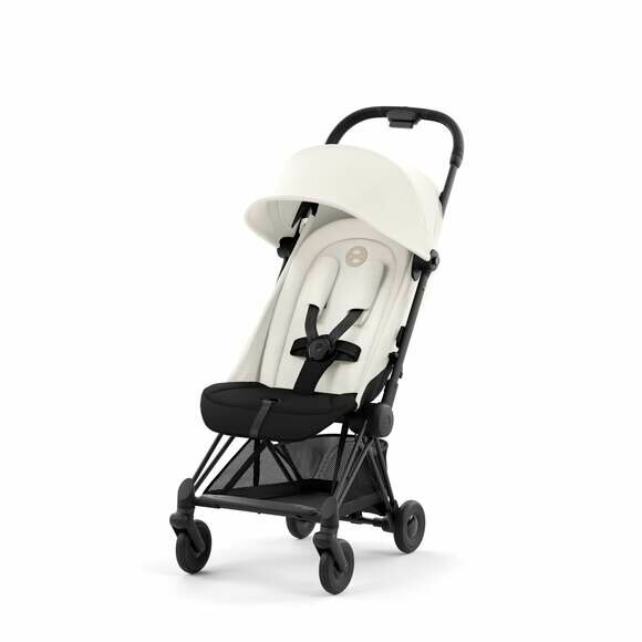 Коляска прогулочная Cybex Coya Matt Black / Off White с дождевиком