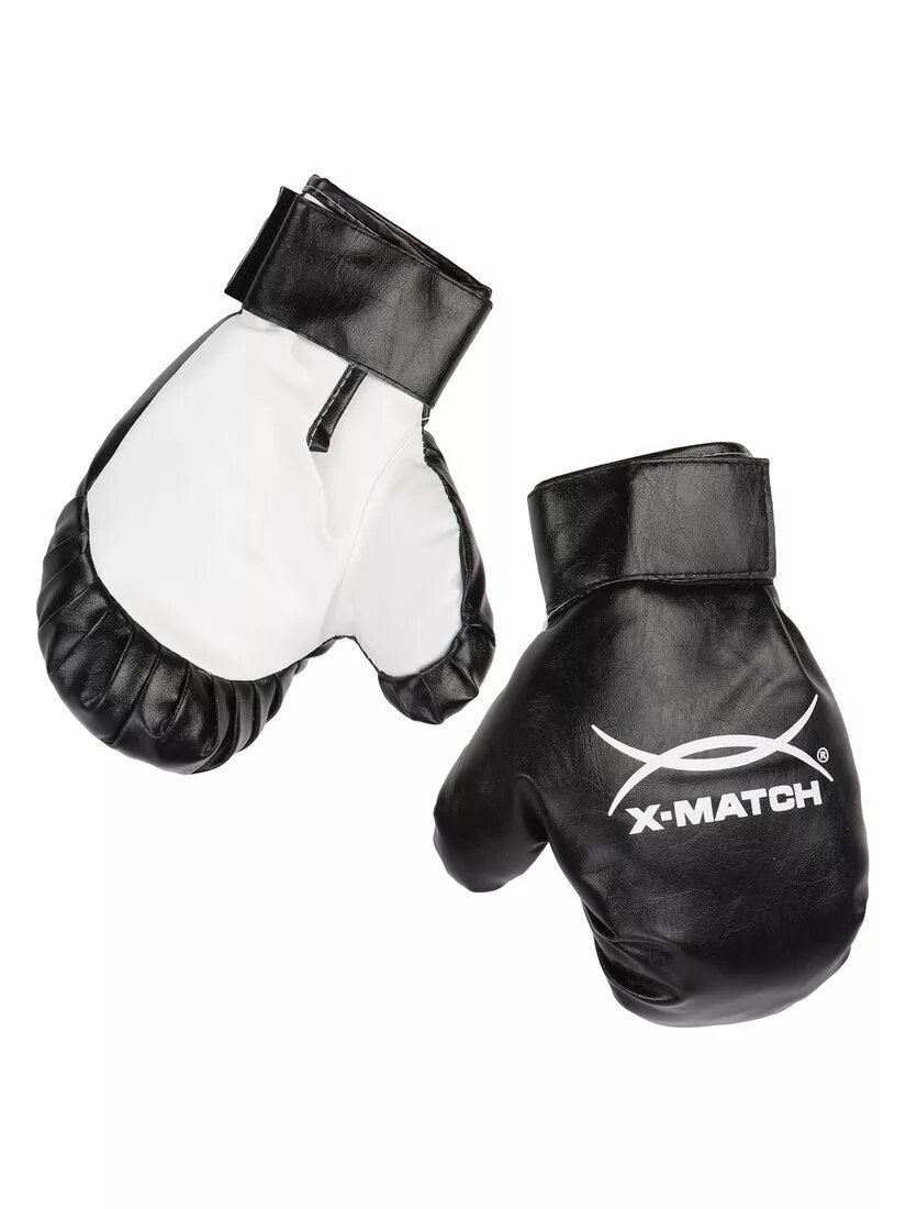 Перчатки для бокса детские X-Matсh 235*180 мм, чёрный с белым, 2 шт.