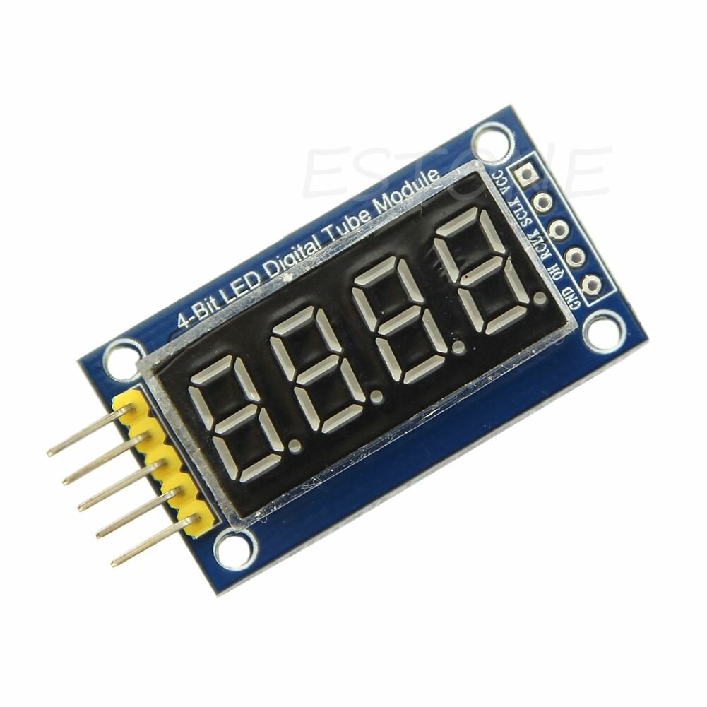 Комплект для сборки, Модуль четырехразрядного индикатора Arduino, светодиодный дисплей, четырехразрядный последовательный драйвер 595, 0,36-дюймовый красный цифровой индикатор