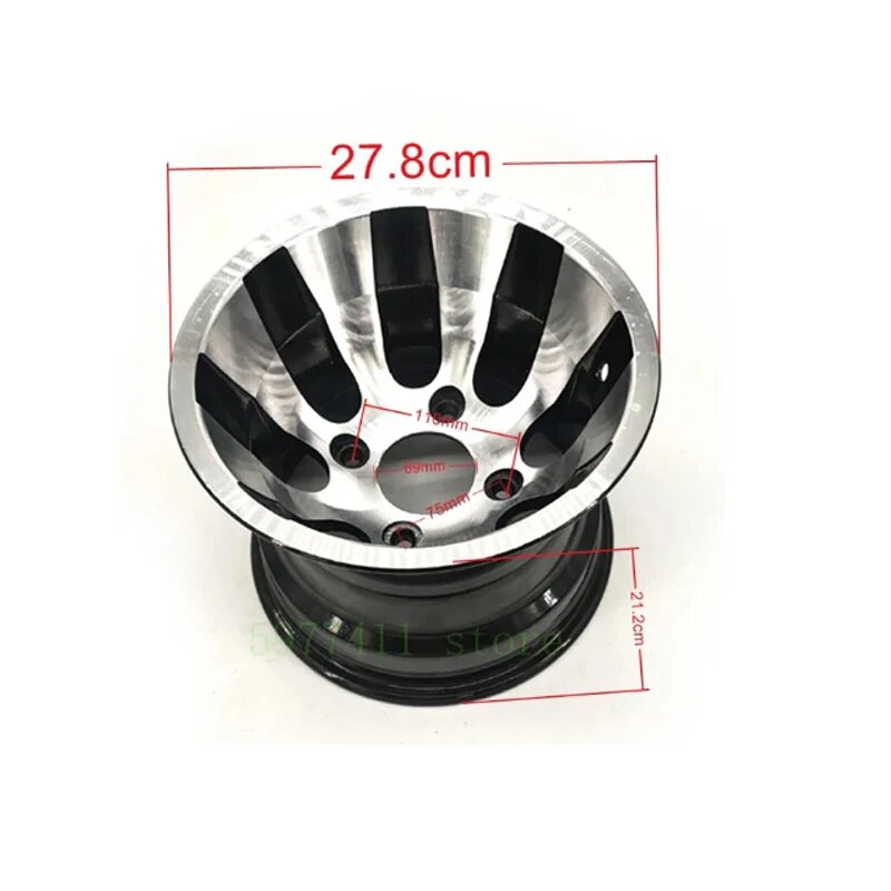 Колеса из алюминиевого сплава 10 дюймов Tires22/20X10-10 23/21X7-10 B rear wheel