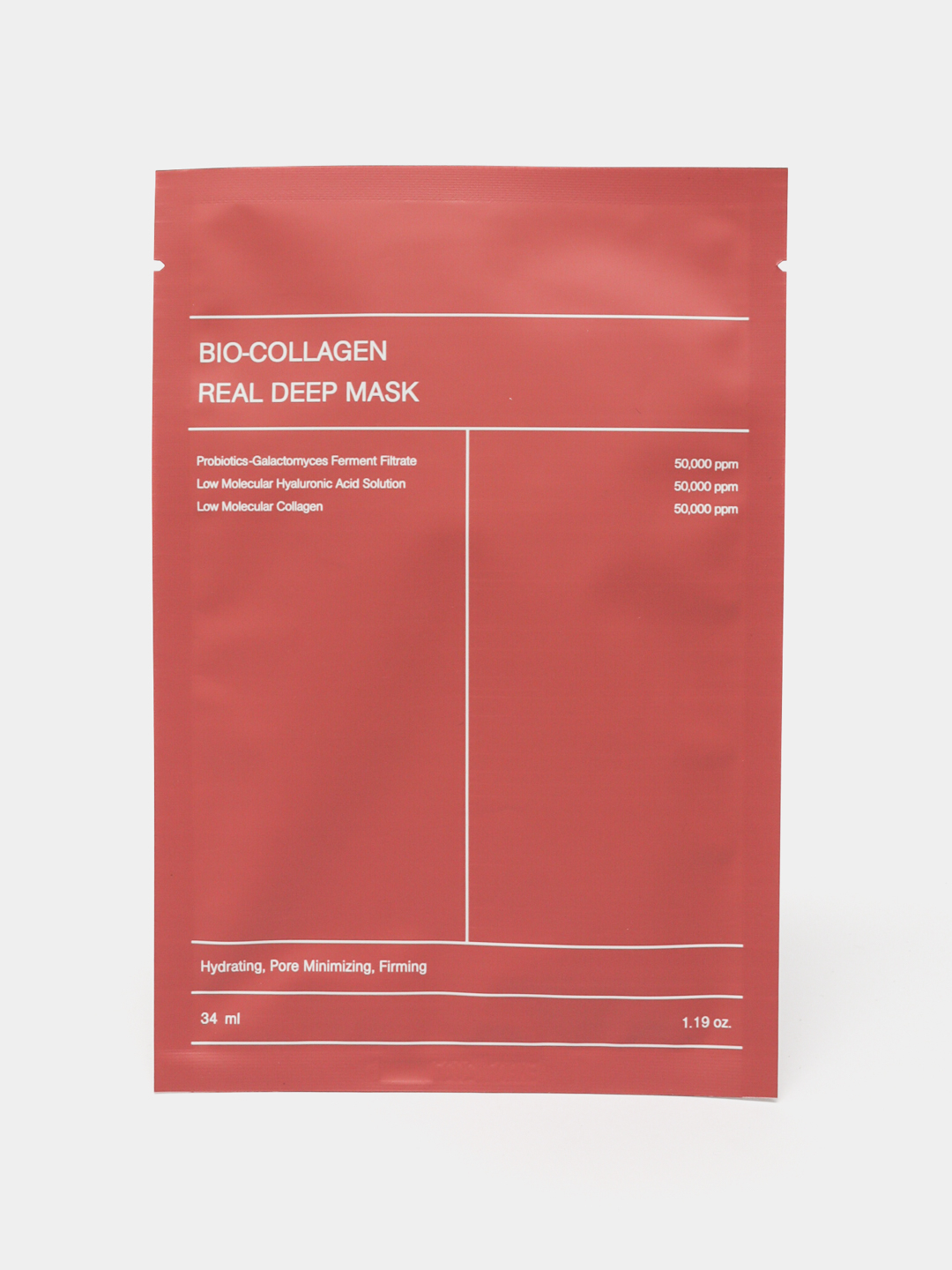 Тканевая маска для лица CQK BIO-COLLAGEN REAL DEEP MASK, 34 г — фото 1