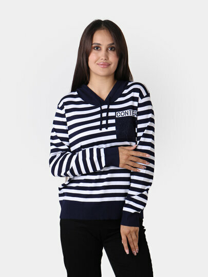 Свитер размер One Size, , темно-синий — фото 1