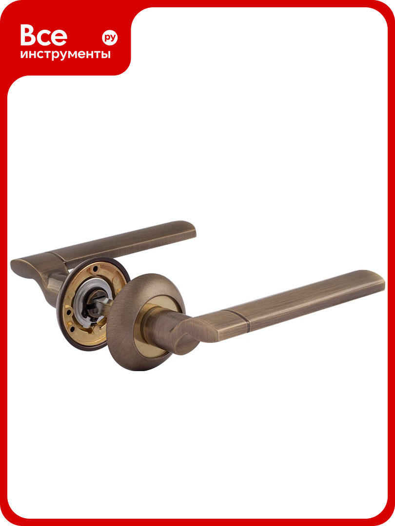 Дверная ручка нора-м 103А AL ст. бронза 15939