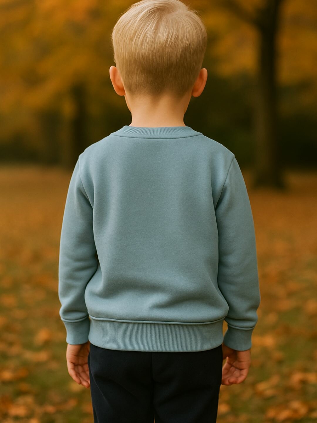 Свитшот DNZ, размер 116, бирюзовый — фото 1