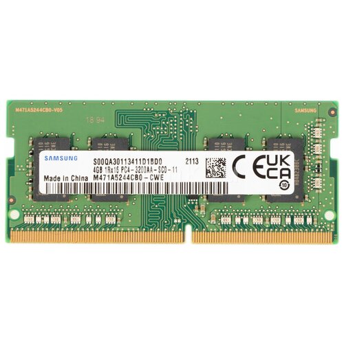 Модуль памяти для ноутбука Sodimm 4GB PC25600 DDR4 SO M471A5244CB0-CWED0 Samsung M471A5244CB0-CWED0 .