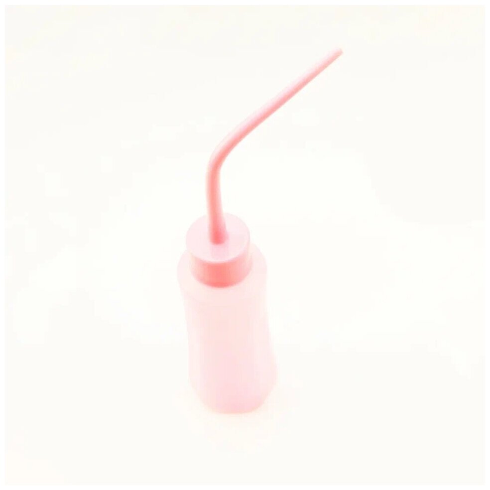 Пластиковая бутылка для полива суккулентов 250мл (розовая) - фотография № 6