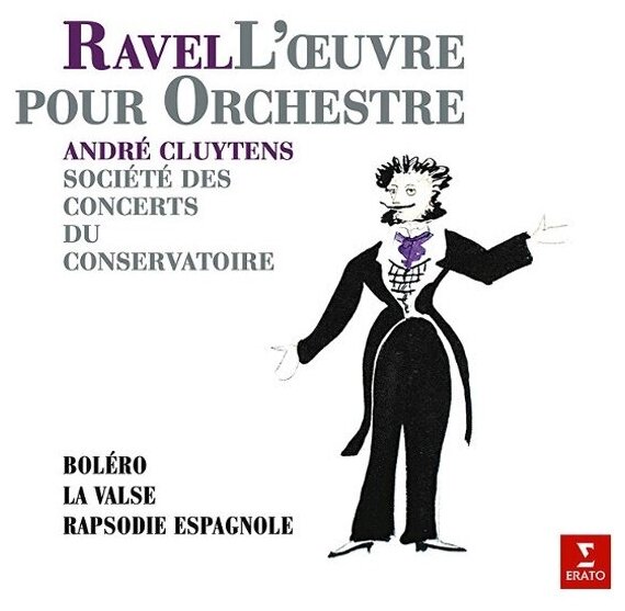 RAVEL RAVELAndre Cluytens - : Bolero, Rapsodie Espagnol (180 Gr) Warner Music Classic - фото №1