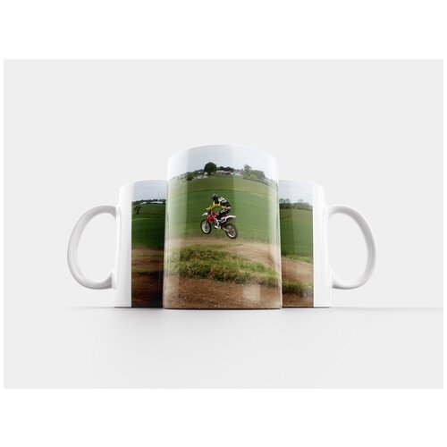 фото Кружка "мото кросс, мотоцикл, виды спорта" 320 мл lotsprints