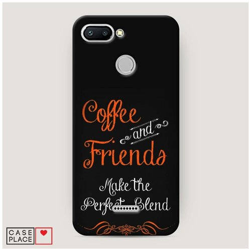 фото Чехол пластиковый xiaomi redmi 6 coffee and friends case place