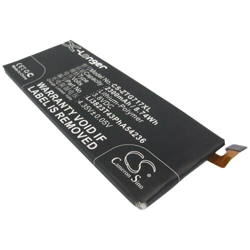 Аккумулятор CS-ZTG717XL Li3824T43P6hA54236-H для ZTE Blade S6 G717C 3.8V / 2300mAh / 8.74Wh (CameronSino)