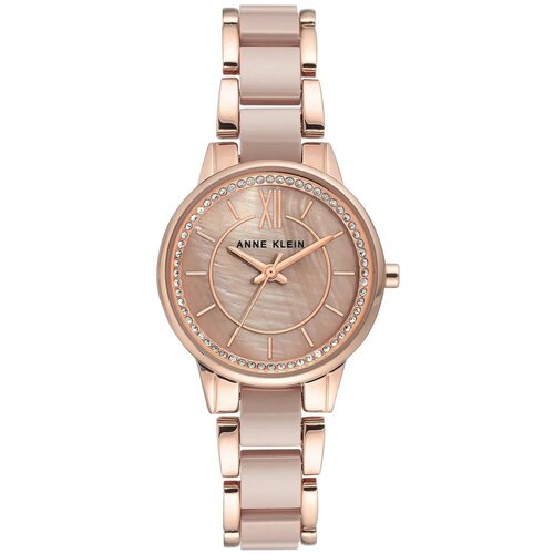 фото Наручные часы anne klein наручные часы anne klein 3344tprg, бежевый, золотой