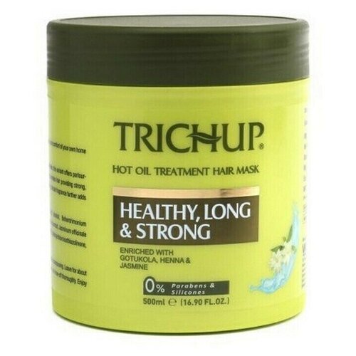 Маска для волос Trichup здоровые, длинные и сильные, 500 мл trichup herbal shampoo шампунь тричап здоровые длинные сильные 200 мл