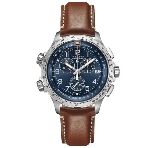 фото Часы hamilton khaki x-wind gmt chrono quartz h77922541