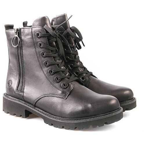 фото Ботинки remonte женские демисезонные, размер 37, цвет черный, артикул d8671-01