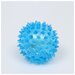Мяч светящийся для собак средний, TPR, 5,5 см, голубой