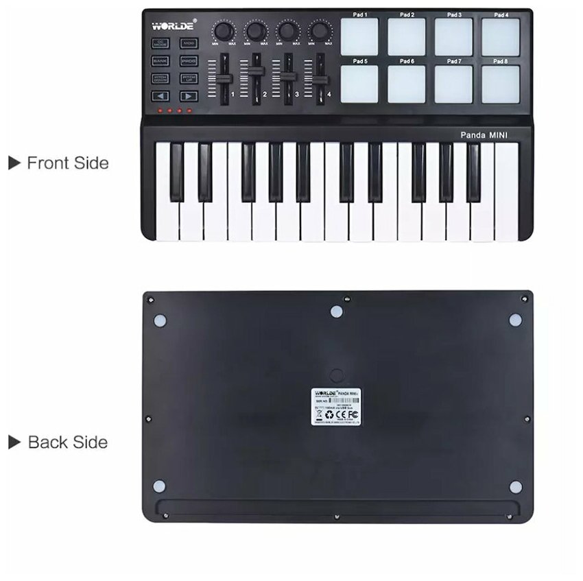MIDI-контроллер 25 клавиш LAudio PandaminiC
