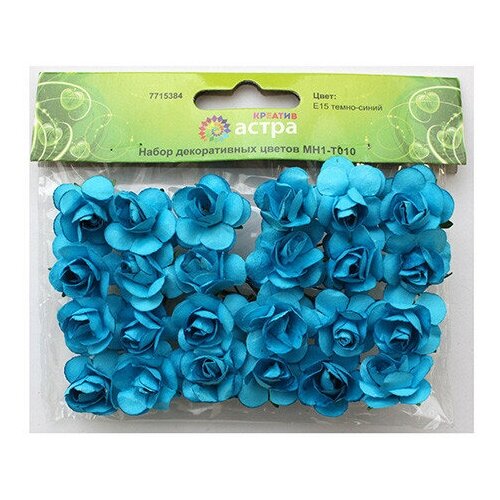 Купить Набор декоративных цветов. E15 темно-синий, арт. MH1-T010, Astra&Craft
