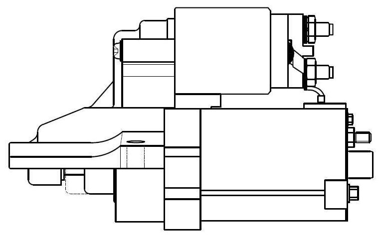 Стартер для а/м ford focus ii (04-) 1.8i 1,4квт (lst 1003) Startvolt LST1003