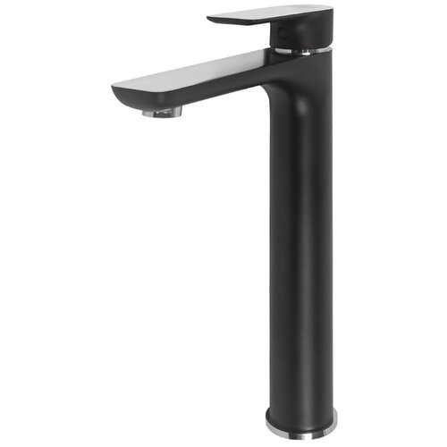 фото Cмеситель для раковины hansberge nordic h2099bc black/chrome