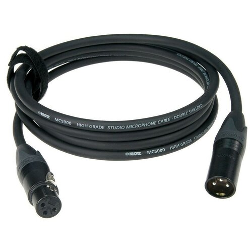 Кабель аудио 1xXLR - 1xXLR KLOTZ M5FM10 M5 10.0m m5fm06 m5 кабель микрофонный xlr 6м klotz