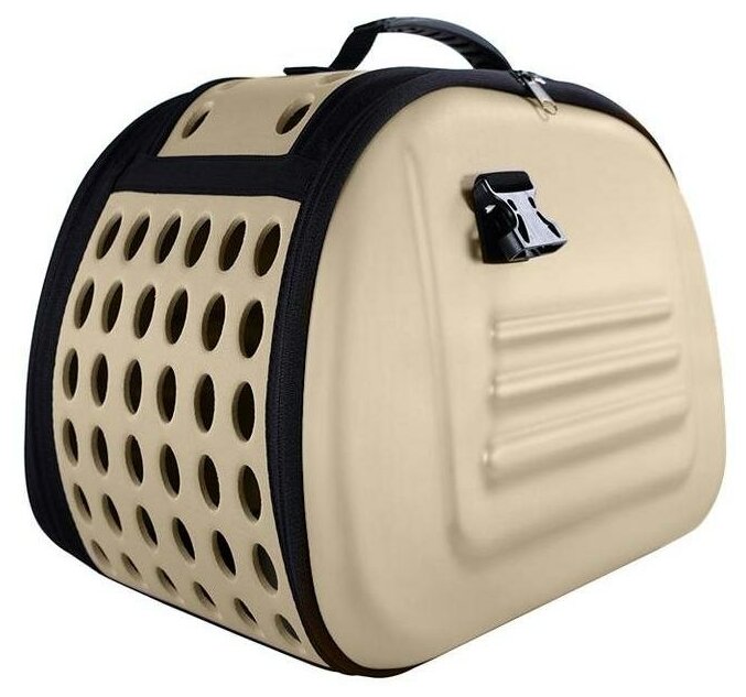 Ibiyaya складная сумка-переноска для собак и кошек до 6 кг сафари - фотография № 18