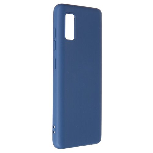 фото Чехол krutoff для samsung galaxy a41 a415 silicone blue 12438