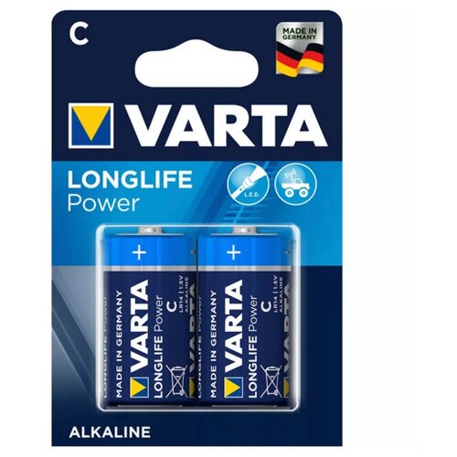 Элемент питания Varta Longlife Alkaline C/ LR14 1.5 V (2 шт)