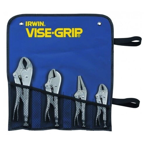 фото Плоскогубцы vise-grip с фиксатором original-набор 4 шт. (10cr, 7r, 6ln, 5wr) в сумке irwin t71