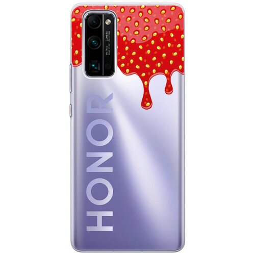 Силиконовый чехол на Honor 30 Pro+, Хонор 30 Про Плюс с 3D принтом Jam прозрачный силиконовый чехол на honor 30 pro хонор 30 про плюс с 3d принтом free прозрачный