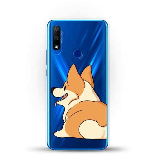 фото Силиконовый чехол корги на honor 9x andy & paul