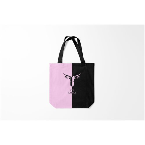 фото Сумка-шоппер / 40х40 см / k pop / exo bts a.r.m.y burnettie