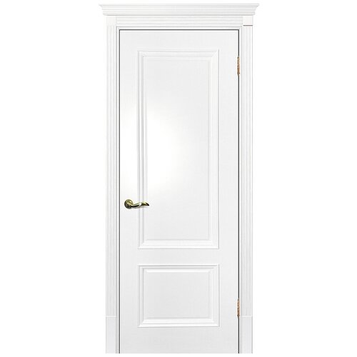Дверь Смальта 07 Белый ral 9003 (2000 х 800)