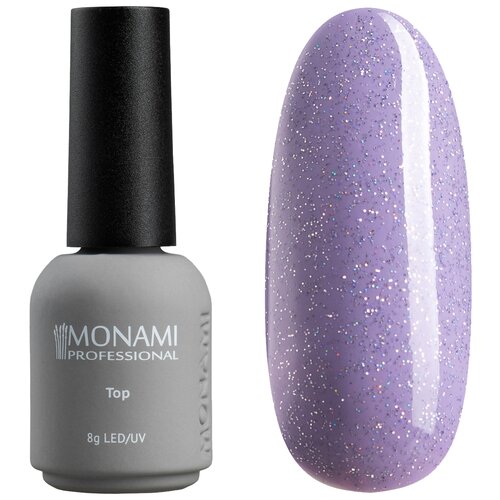 monami верхнее покрытие super shine pearl top violet 8 г Monami Верхнее покрытие Super Shine Top, Мulti , 8 мл, 8 г