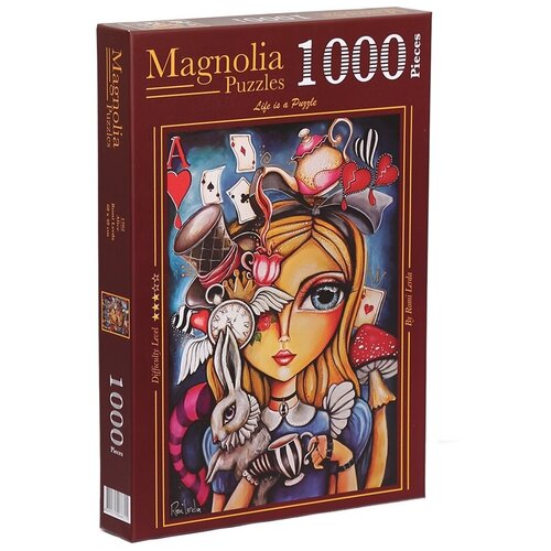 пазл magnolia 1000 деталей перерыв на кофе Пазл Magnolia 1000 деталей: Алиса