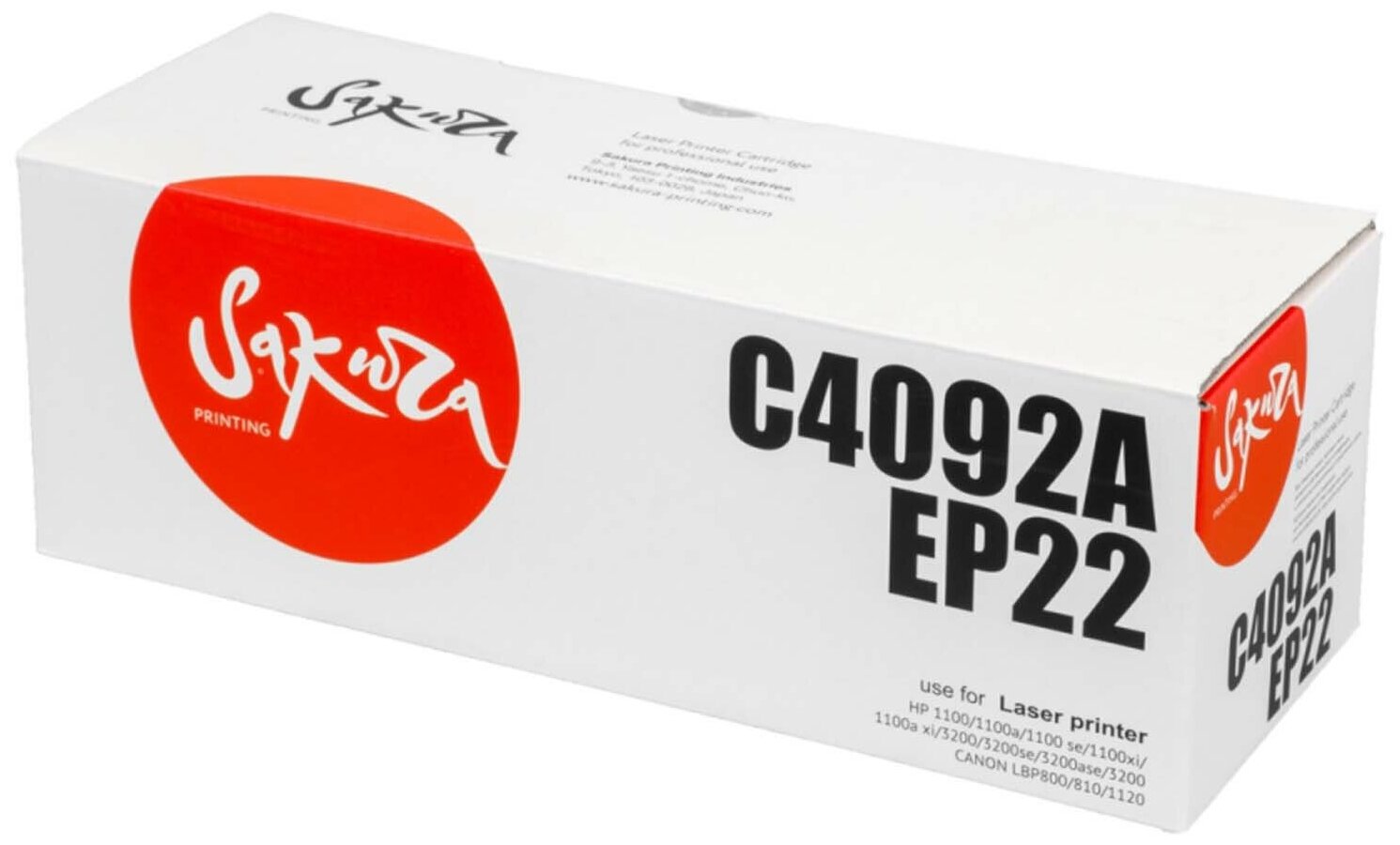 Картридж C4092A для HP LaserJet 1100, Canon EP-22 для LBP-1120, LBP-810, LBP-800 Sakura
