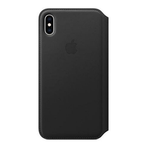 фото Чехол-книжка apple folio кожаный для iphone xs max black